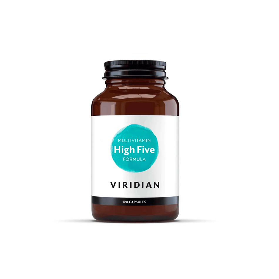 Viridian HIGH FIVE Multivit & Mineral Formula 120 Veg Caps- Lillys Pharmacy and Health Store