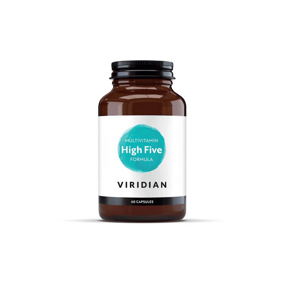 Viridian HIGH FIVE Multivit & Mineral Formula 60 Veg Caps- Lillys Pharmacy and Health Store