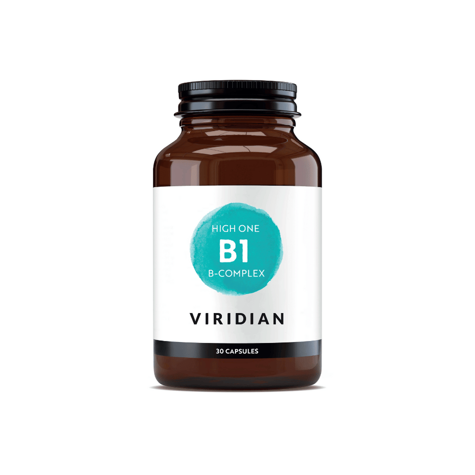 Viridian HIGH ONE Vitamin B1 w/ B Complex 30 Veg Caps- Lillys Pharmacy and Health Store