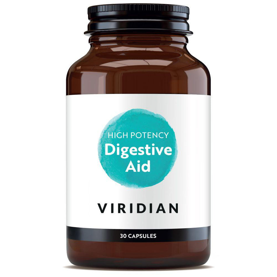 Viridian Hi Potency Digestive Aid 30 Veg Caps- Lillys Pharmacy and Health Store