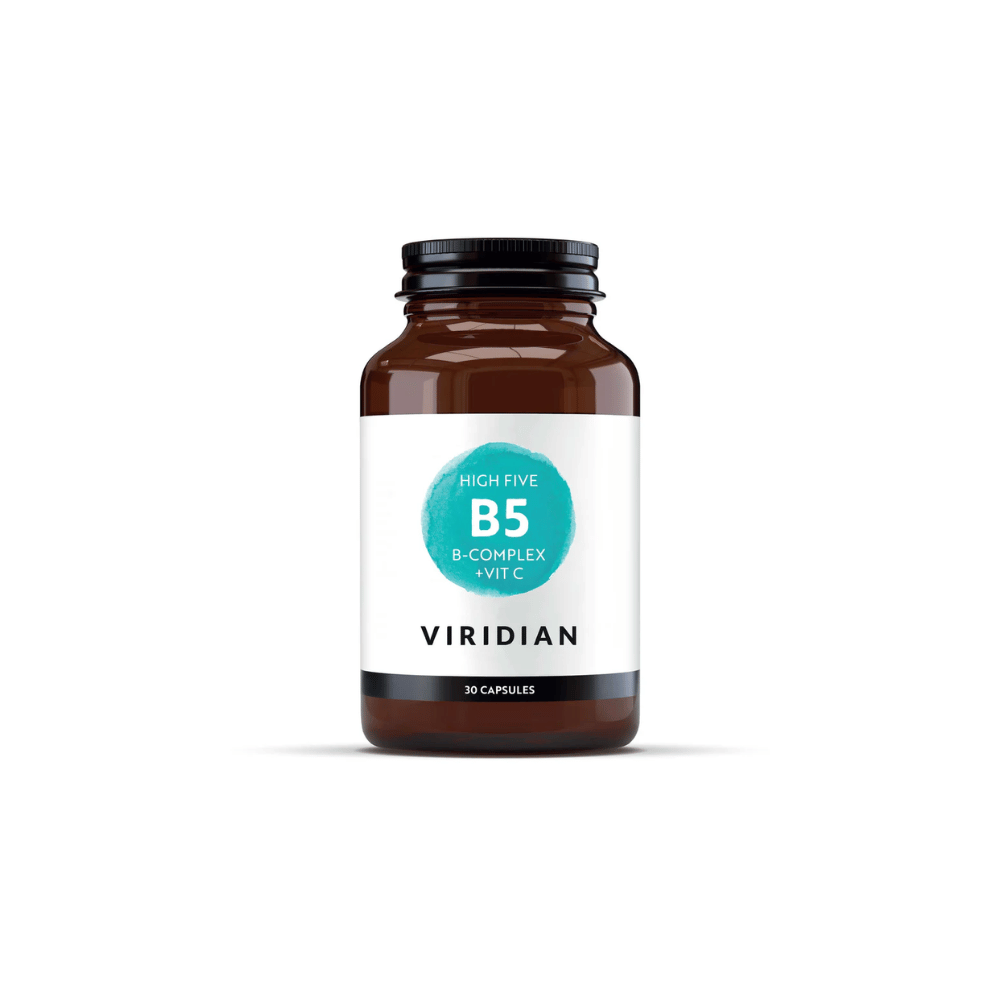 Viridian High Five B-Complex + Vit C 30 caps EXP 20/12/2025- Lillys Pharmacy and Health Store