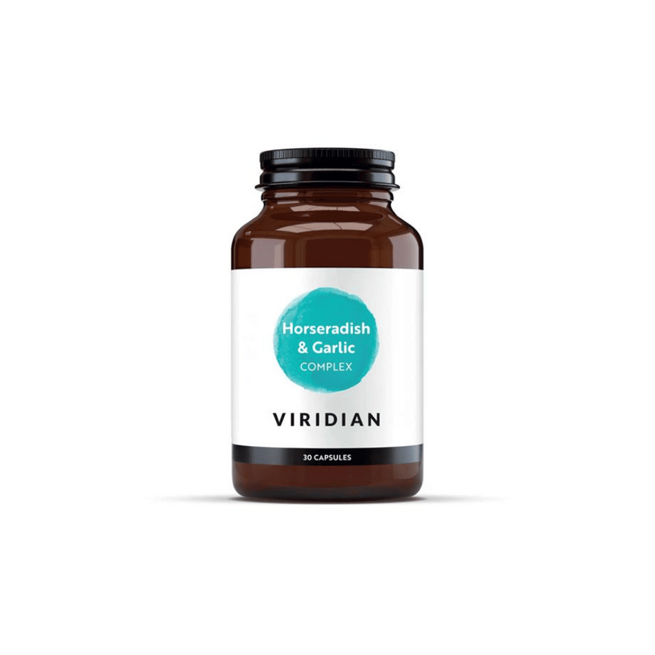 Viridian Horseradish & Garlic Complex 30 Veg Caps- Lillys Pharmacy and Health Store