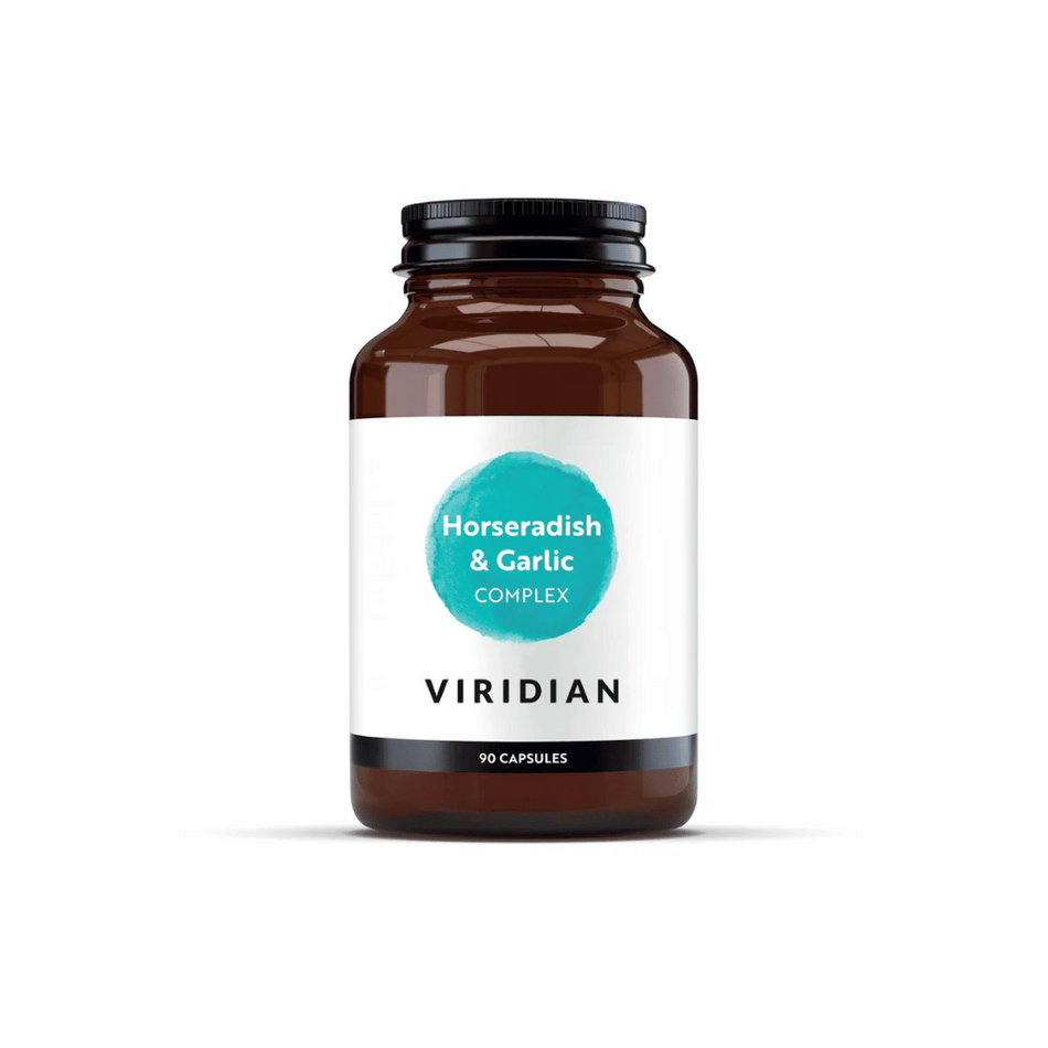 Viridian Horseradish & Garlic Complex 90 Veg Caps- Lillys Pharmacy and Health Store