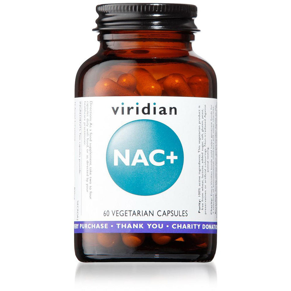 Viridian NAC+ 60 Veg Caps- Lillys Pharmacy and Health Store