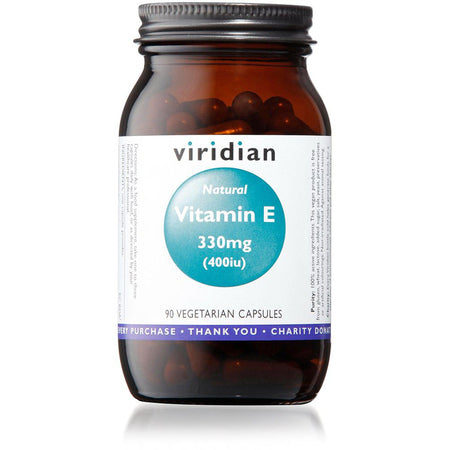 Viridian Natural Vitamin E 400IU 90 Veg Caps- Lillys Pharmacy and Health Store