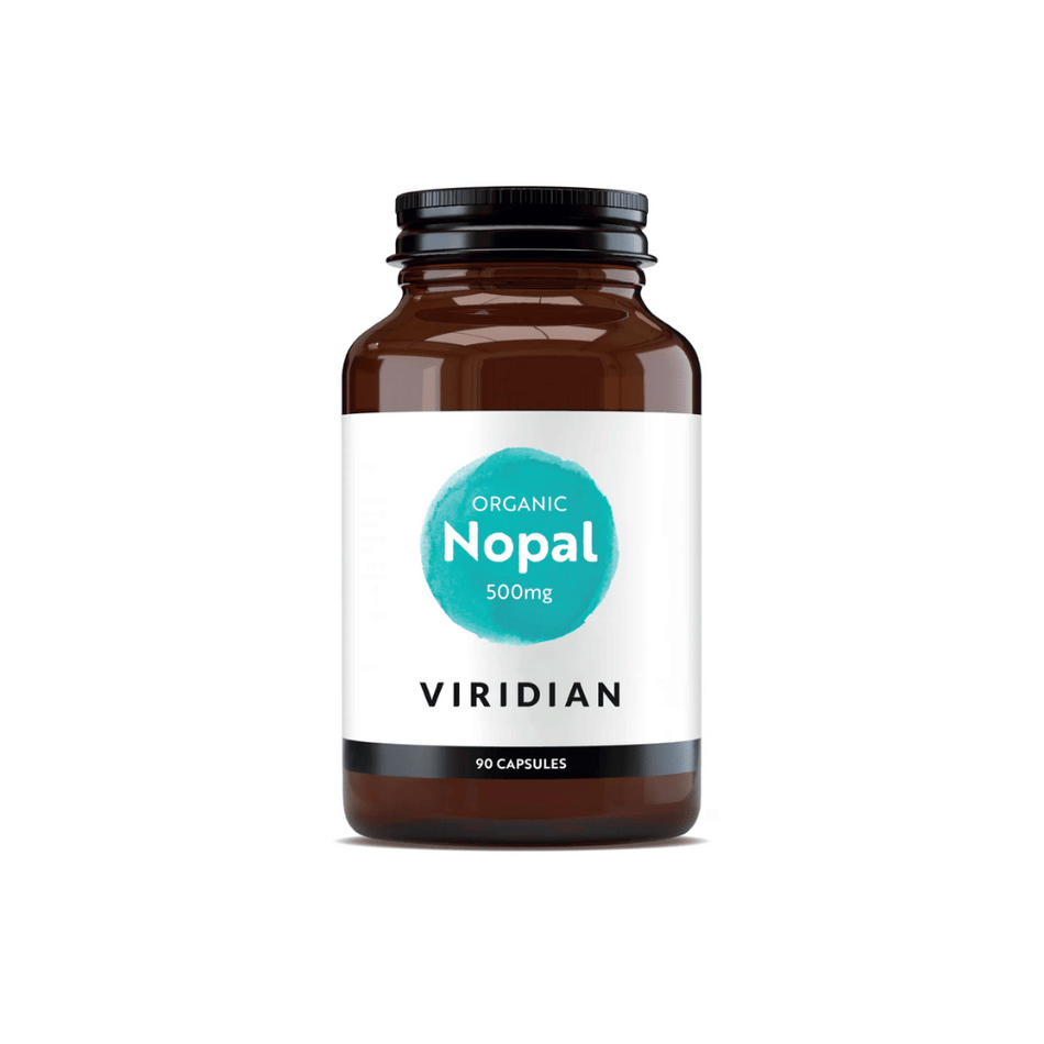 Viridian Nopal 500mg Organic 90 Veg Caps- Lillys Pharmacy and Health Store