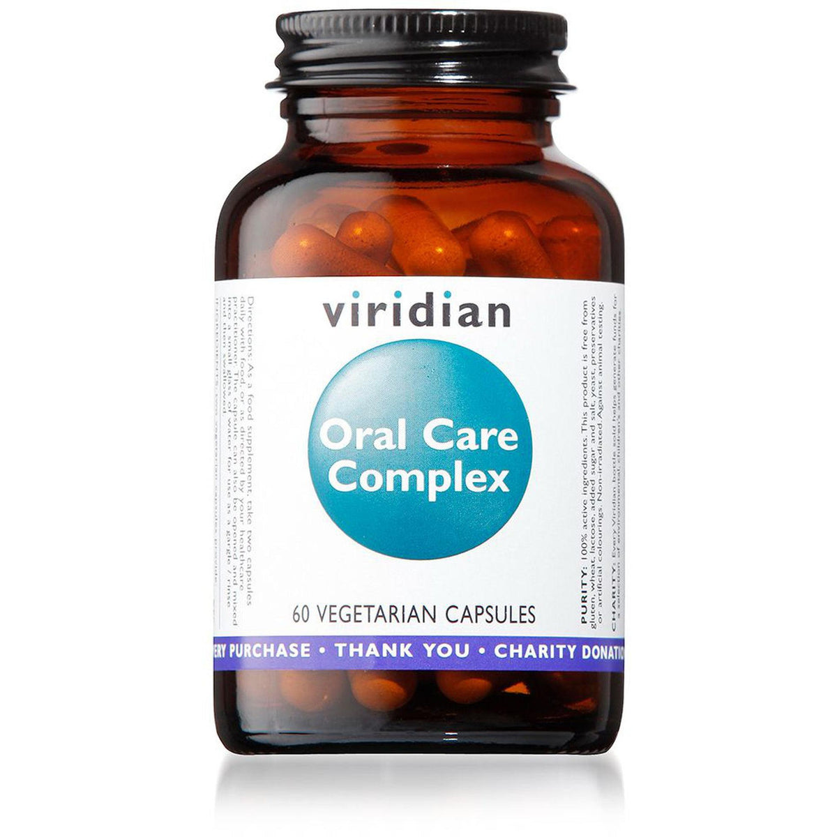 Viridian Oral Care Complex 60 Veg Caps- Lillys Pharmacy and Health Store