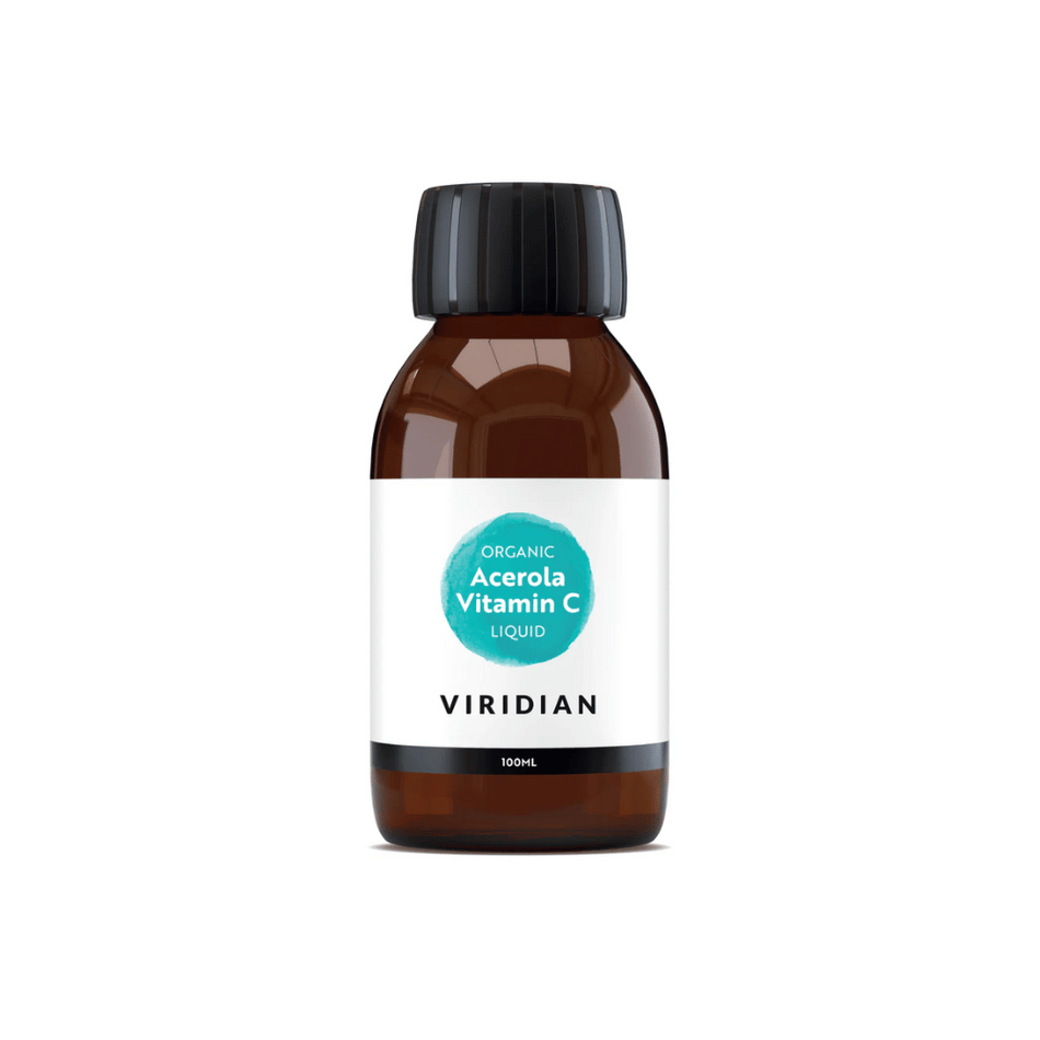 Viridian Organic Acerola Liquid C 100ml- Lillys Pharmacy and Health Store