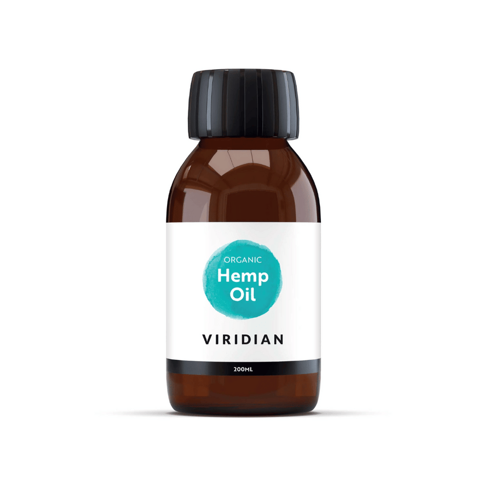 Viridian Organic Hemp Seed Oil 200ml- Lillys Pharmacy and Health Store