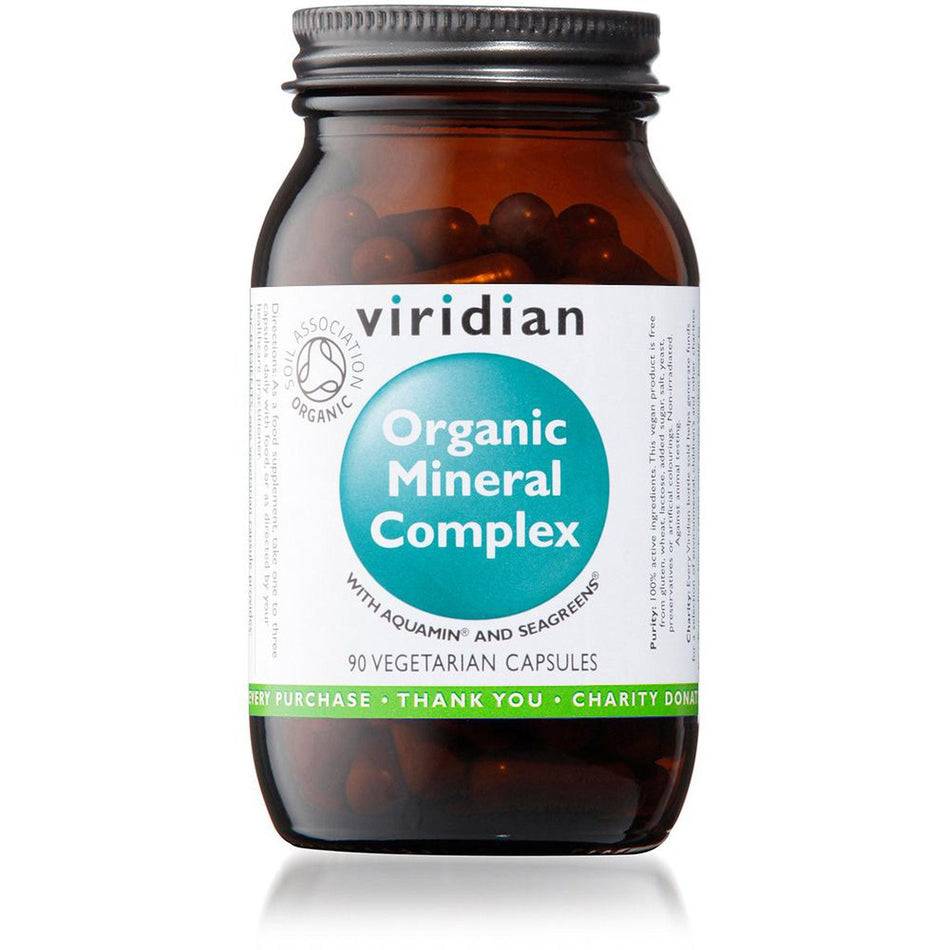 Viridian Organic Mineral Complex 90 Veg Caps- Lillys Pharmacy and Health Store