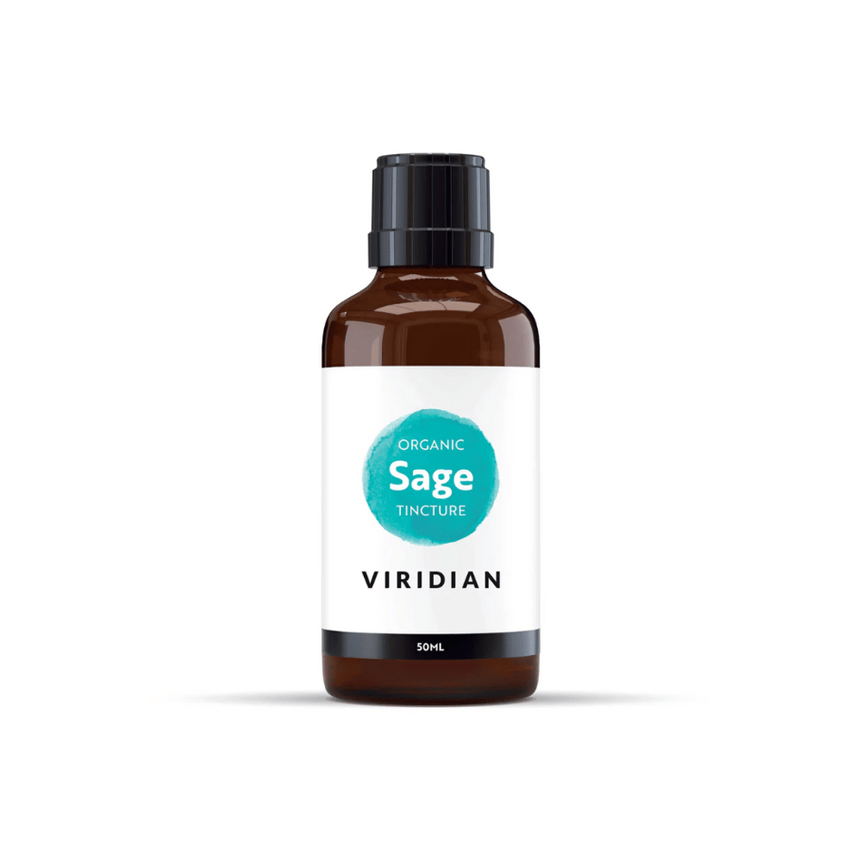 Viridian Organic Sage Tincture 50ml- Lillys Pharmacy and Health Store