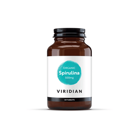 Viridian Organic Spirulina 500mg 60 tablets EXP 23/08/2026- Lillys Pharmacy and Health Store