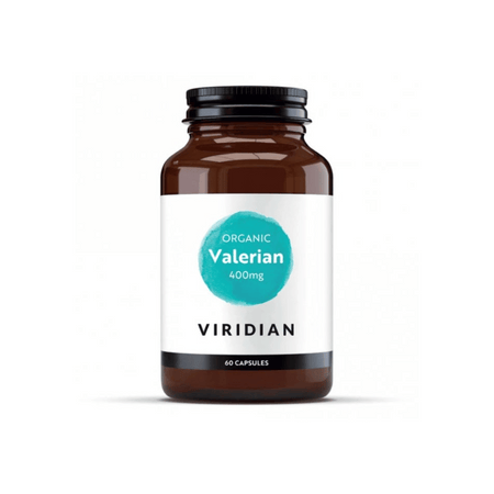 Viridian Organic Valerian Root 400mg 60's- Lillys Pharmacy and Health Store