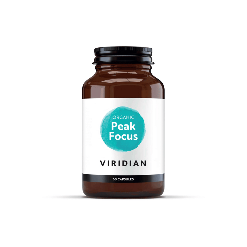 Viridian Peak Focus 60 Veg Caps- Lillys Pharmacy and Health Store