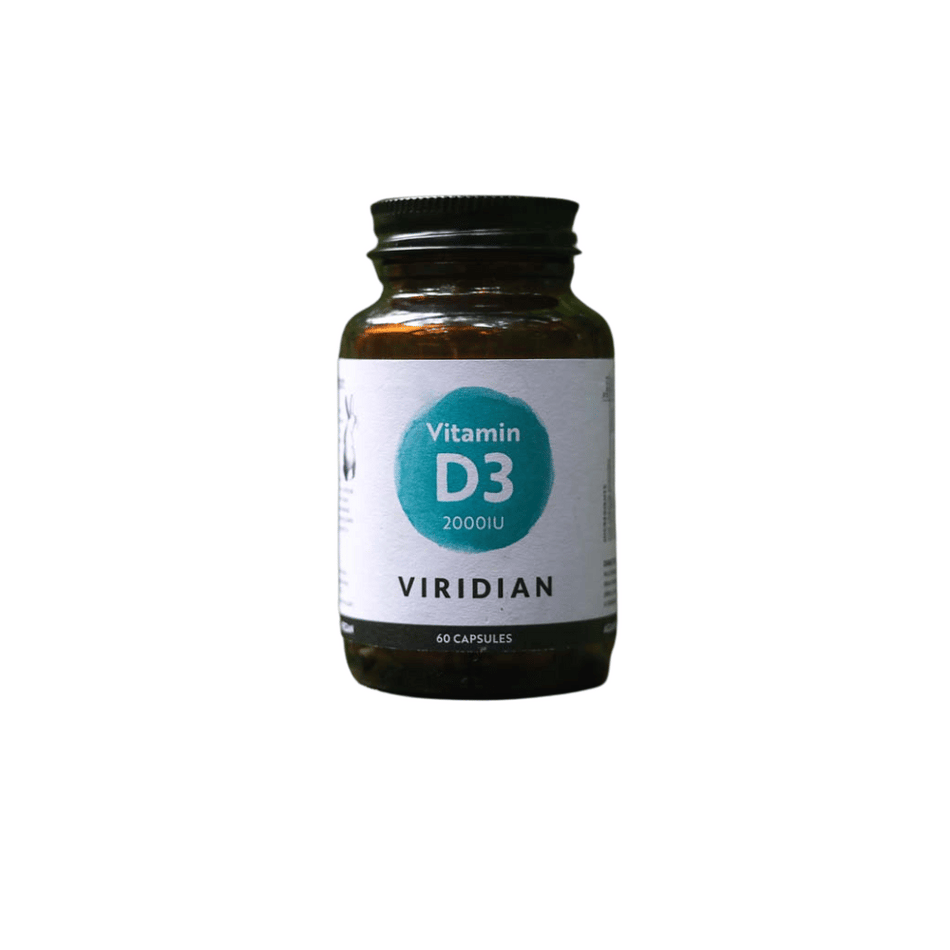 Viridian Vitamin D3 2000iu 60 Veg Caps- Lillys Pharmacy and Health Store