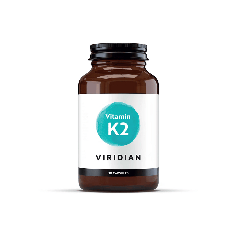 Viridian Vitamin K2 50ug 30 Veg Caps- Lillys Pharmacy and Health Store