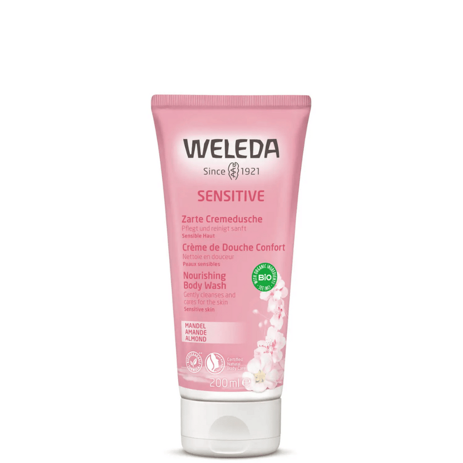 Weleda Sensitive Almond Nourishing Body Wash 200ml- Lillys Pharmacy and Health Store