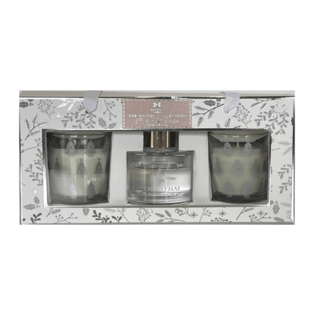 Winter Balsalm & Cedar Trio Luxury Gift Set 30ml Diffuser & 2 Candles- Lillys Pharmacy and Health Store