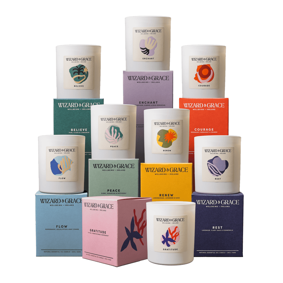 The Complete Essential Oil Candle Gift Set - Wizard & Grace